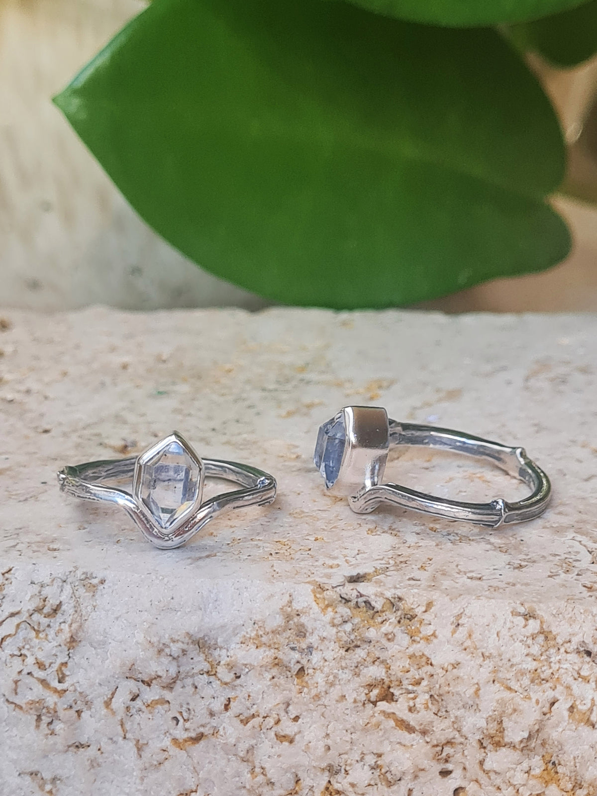 Spirit Element Twig Ring | Botanical Stone