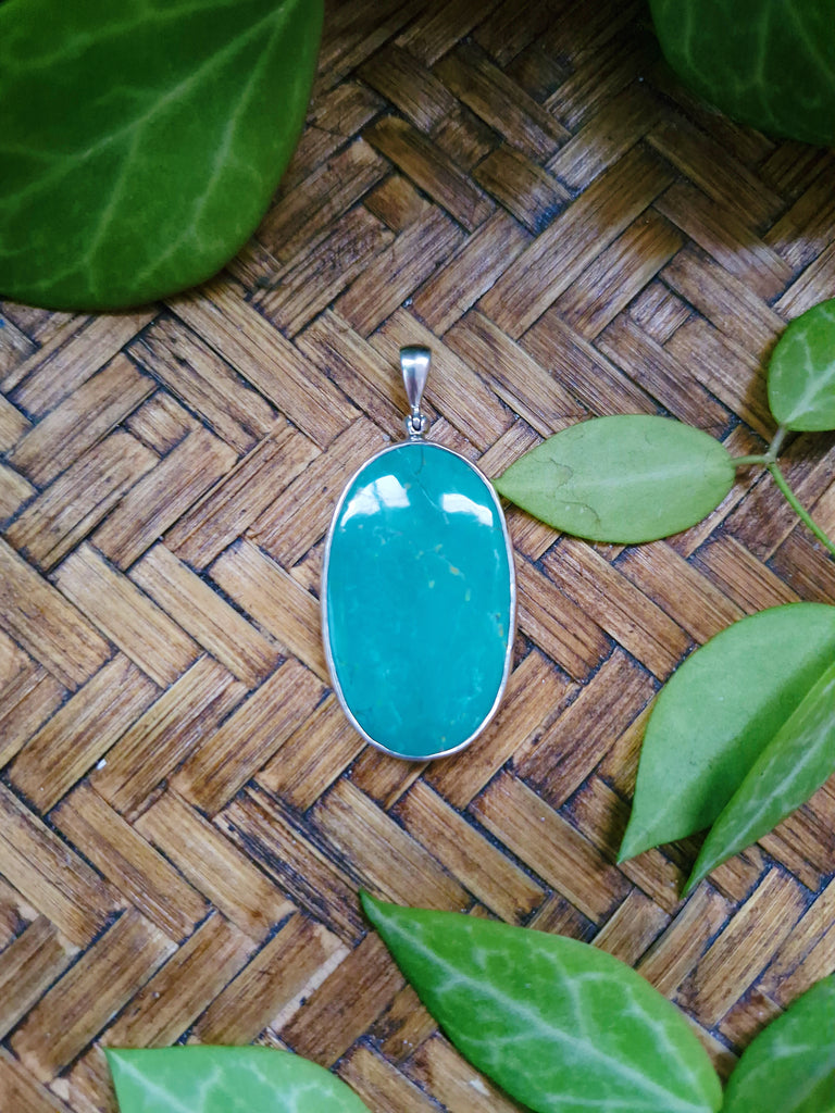 Turquoise Fern Necklace