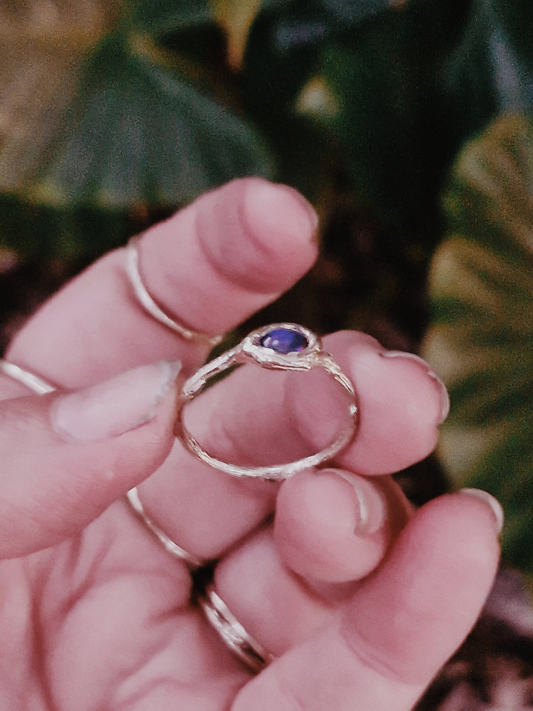 Thalia - Golden Opal ring