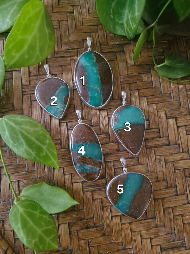 Chrysoprase Fern Necklace