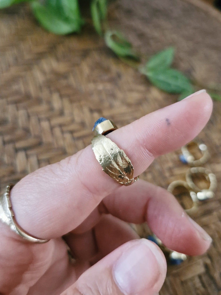 Sapphire record & Elder Leaf Ring