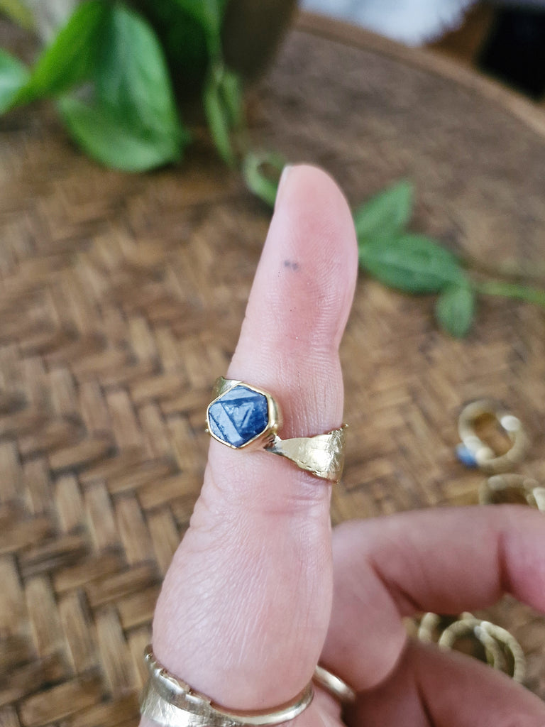 Sapphire record & Elder Leaf Ring