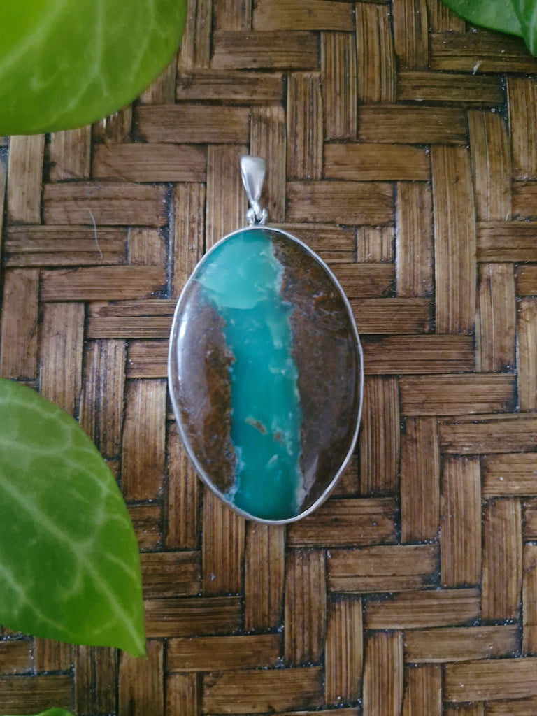 Chrysoprase Fern Necklace