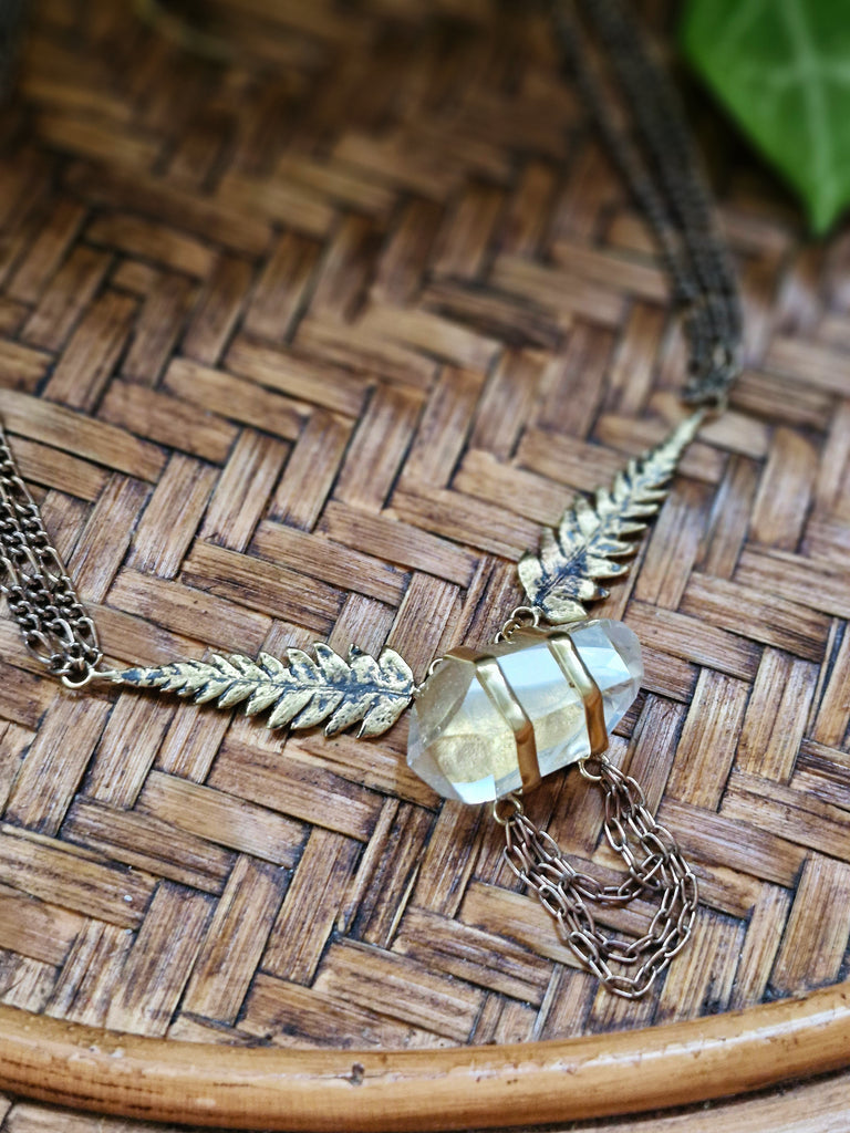 Brass Sophia Necklace