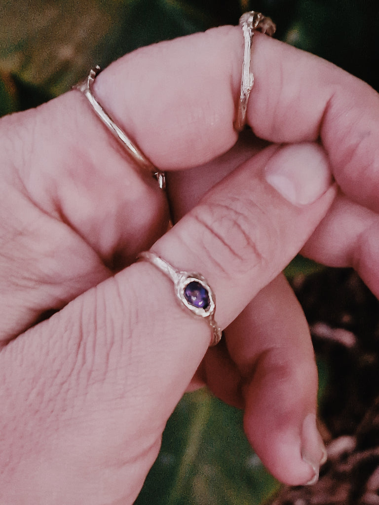 Thalia - Golden Opal ring