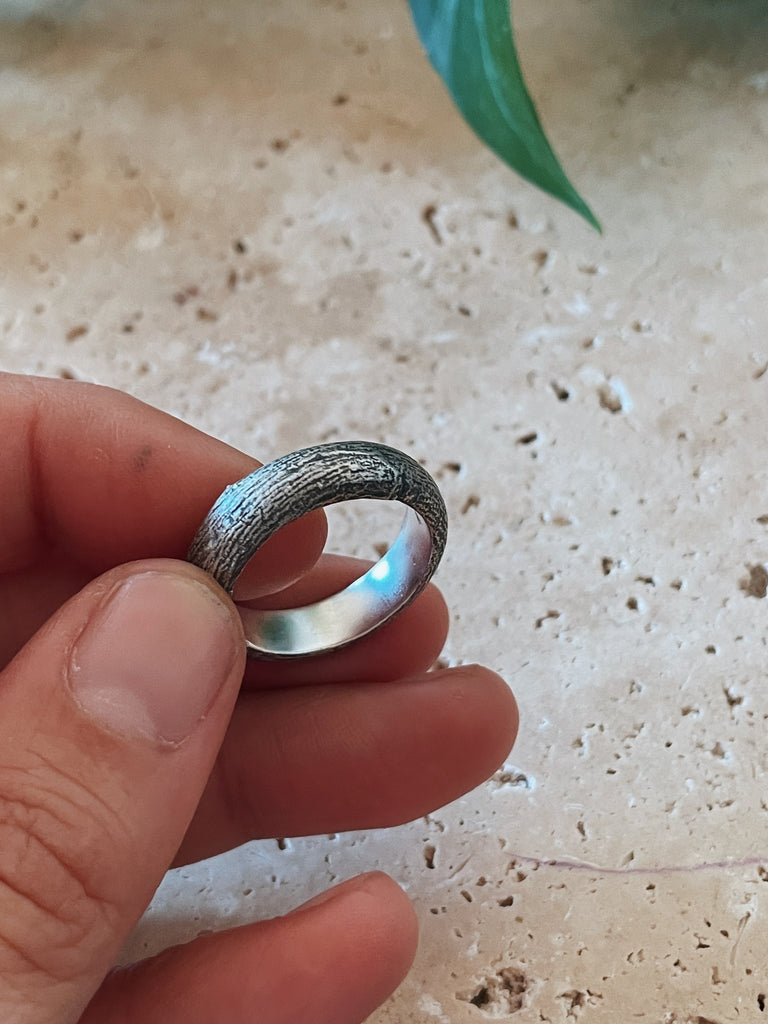 Native Willow Plain Twig Ring